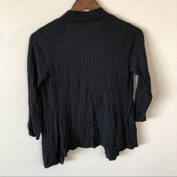 LOFT open front knit dark grey cardigan size S - Picture 3 of 5